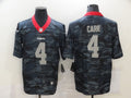 Men's Las Vegas Raiders Derek Carr #4 Gray Camouflage Game Jerseys