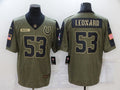 Men's Indianapolis Colts Darius Leonard #53 Brown Game Jerseys