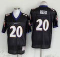 Men's Baltimore Ravens Ed Reed Mitchell & Ness Black Legacy Replica Player Jerseys