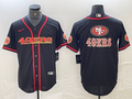 Men's San Francisco 49ers Black Joint Edition Player Jerseys