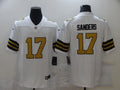 Men's New Orleans Saints Emmanuel Sanders #17 White Player Game Jerseys