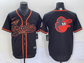 Men's Baltimore Orioles Black Replica Player Jerseys Joint Edition