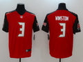 Men's Tampa Bay Buccaneers Jameis Winston #3 Red Team Game Jerseys